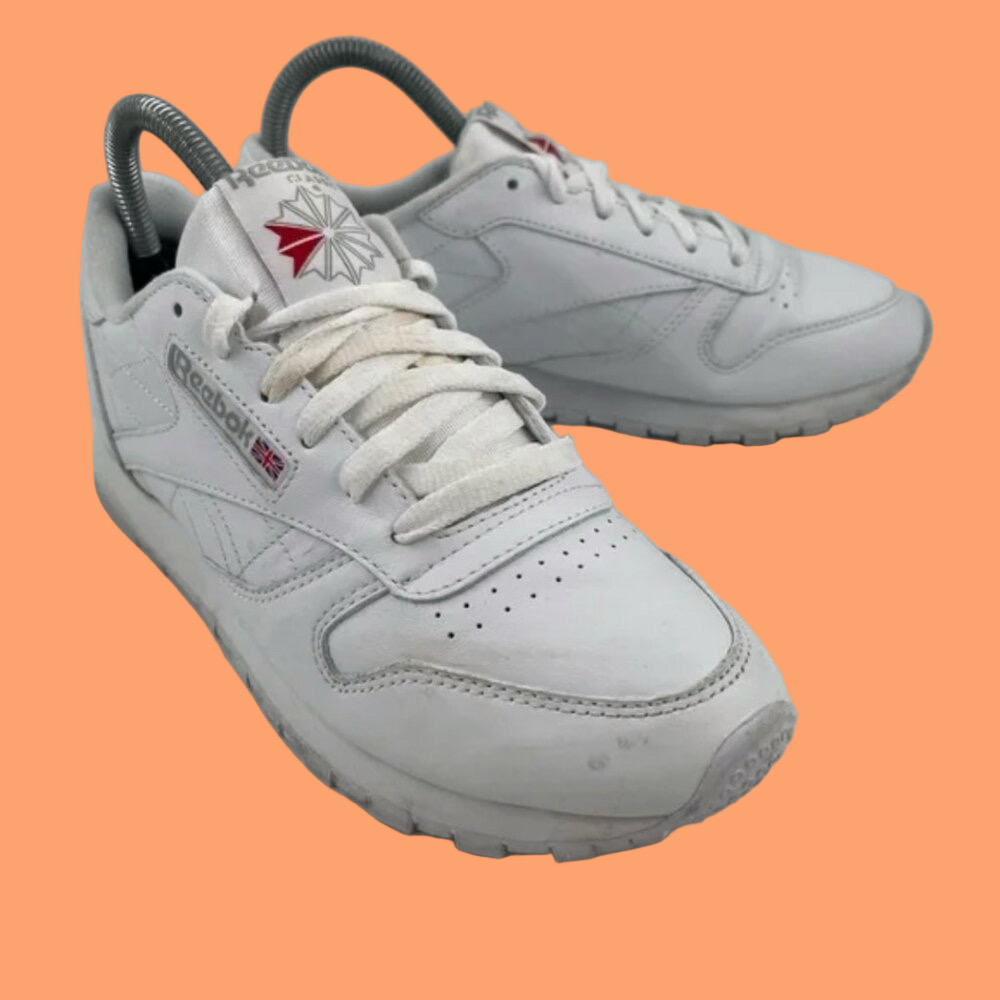 Reebok Women’s Classic White Leather Retro Inspired Shoe
